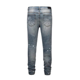 Patched Denim Jeans